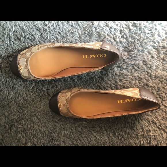 Coach Chelsea Ballet Flats Slip on Shoes - Picture 4 of 5